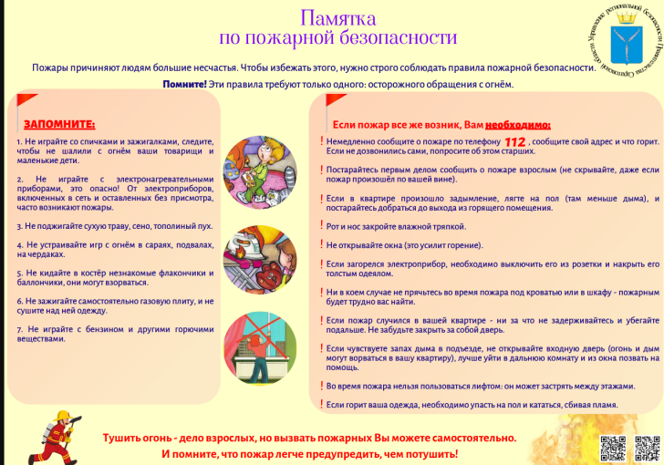Памятка о пожарной безопасности Памятка о пожарной безопасности.